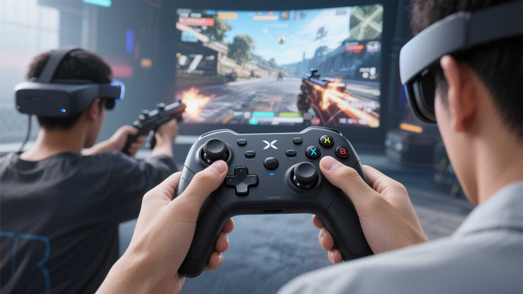 创新突破！VITURE联手8BitDo推出全球首创XR眼镜专用拉伸手柄，开启135英寸沉浸式手游新纪元！